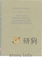 CONFERENCE RECORD Volume 2  1975 IEEE INERNATIONAL CONFERENCE ON COMMUNICATIONS     PDF电子版封面     