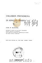 COLLISION PHENOMENA IN IONIZED GASES     PDF电子版封面     