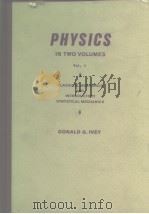 PHYSICS IN TWO VOLUMES Vol.1     PDF电子版封面     
