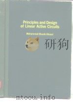 Princip0les andDesignof Linear Active Circuits     PDF电子版封面     