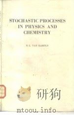STOCHASTIC PRPOCESSES IN PHYSICS ANDCHEMISTRY     PDF电子版封面     