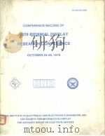 CONFERENCE RECORDOF 1978 BIENNIAL DISPLAY RESEARCH CONFERENCE     PDF电子版封面     