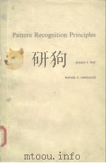 Pattern Recognition Principles     PDF电子版封面     