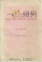 ELECTROMAGNETIC SCATTERING AND ITS APPLICATIONS     PDF电子版封面  085334955X   