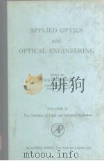 Applied optics and optical engineering vol.2     PDF电子版封面     
