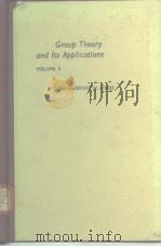 Group theory and its applications V.II     PDF电子版封面     
