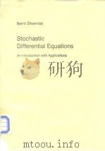 Stochastic differntial equations an introduction with applications 1985     PDF电子版封面     