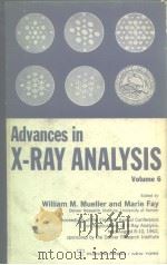 ADVANCES IN X-RAY ANALYSIS Volume 6     PDF电子版封面     