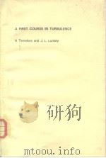 A FIRST COURSE IN TURBULENCE     PDF电子版封面  0262200198   