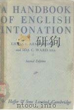 A HANDBOOK OF ENGLISH INTONATION     PDF电子版封面     