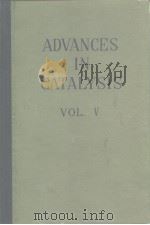 ADVANCES IN CATALYSIS AND RELATEDSUBJECTS VOL.5     PDF电子版封面     
