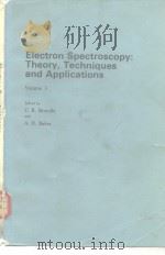 Electron spectroscopy theory techniques and application v.3 1979     PDF电子版封面     