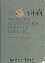 Conference Proceedings military electronics defence expo'77 September 27-29 1977     PDF电子版封面     