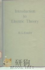 Introduction to Electric Theory     PDF电子版封面     