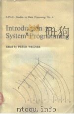Introduction to system programming     PDF电子版封面     