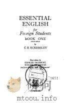 ESSENTIAL ENGLISH for Foreign Students（ PDF版）