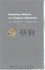 Radiation effects on organic materials（ PDF版）