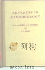 Advances in radiobiolgy Hevesy G.C     PDF电子版封面     