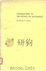 INTRODUCTION TO THE PHYSICS OF ELECTRONICS（ PDF版）