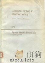 Sparse matrix techniques 1977     PDF电子版封面     
