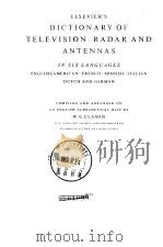 ELSEVIER'S DICTIONARY OF TELEVISION FADAR AND ANTENNAS（ PDF版）