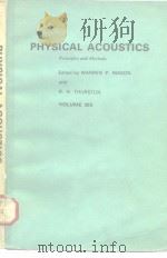 Physical acoustics V.13     PDF电子版封面     