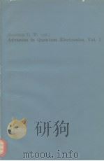 Advances in Quantum Electronics.Vol.1     PDF电子版封面  0120350017   