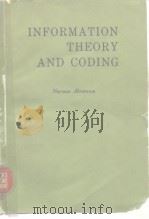 Information theory and coding.     PDF电子版封面     