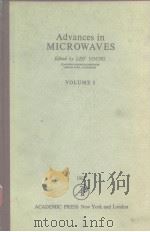 Advances in MICROWAVES VOLUME 2     PDF电子版封面     