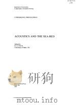 ACOUSTICS AND THE SEA-BED     PDF电子版封面     
