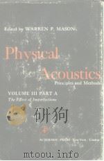 Physical acoustics;princieles and methods     PDF电子版封面     