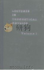 Lectures in theoretical physics     PDF电子版封面     