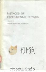 METHODS OF EXPERIMENTAL PHYSICS：VOL.14     PDF电子版封面  0124759149   