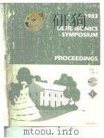 1983 ULTRASONICS SYMPOSIUM PROCEEDINGS VOL.1-2（ PDF版）