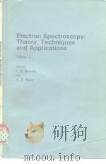 Electron spectroscopy techniques and applications v.2 1978     PDF电子版封面     