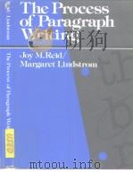 THE PROCESS OF PARAGRAPH WRITING     PDF电子版封面     