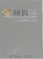 Conference record of the 12th IEEE photovoltaic specialists conference-1976     PDF电子版封面     