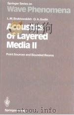 Acoustics of LayeredMedia II     PDF电子版封面     