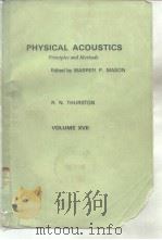 Physical Acoustics Principles and Methods     PDF电子版封面     