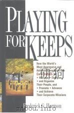 Playing for Keeps（ PDF版）