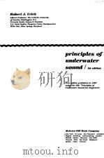Principles of underwater sound 3d edition     PDF电子版封面     