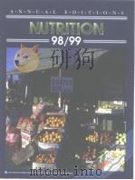 NUTRITION 98/99     PDF电子版封面  0697391760   