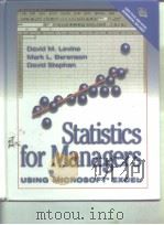 Statistics for Managers     PDF电子版封面  0134629124   
