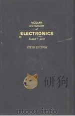 MODERN DICTIONARY Of  ELECTRONICS Rudol F.Graf SIXTH EDITION     PDF电子版封面     