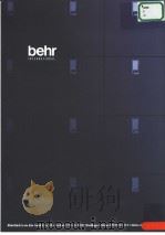 MENOS Behr  INTERNATIONAL     PDF电子版封面     
