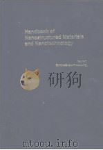 Handbook  of  Nanostructured  Materials  and  Nanotechnology  Volume1  Synthesis  and  Procsssing（ PDF版）