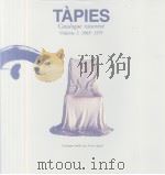TAPIES Catalogue raisonné Volume 3.1969-1975     PDF电子版封面  3859029652   
