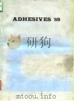 Adhesives'89.1989.     PDF电子版封面     