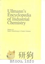 Ullmann's Encyclopedia of Industrial Chemistry;Volume A5：Cancer Chemotherapy to Ceramic Coloran     PDF电子版封面     