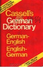 Cassell's German Dictionary　　（German-English  English-German）     PDF电子版封面     